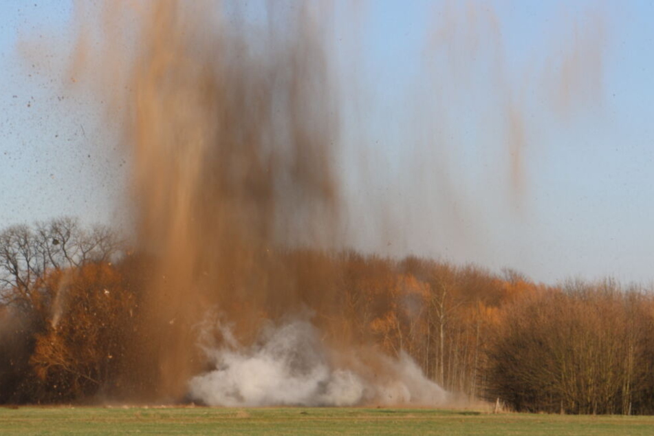 Die Bombe wurde erfolgreich gesprengt.