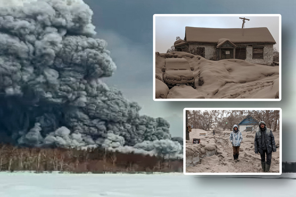 Gewaltiger Vulkan-Ausbruch: Ganzes Dorf von giftiger Asche verschlungen