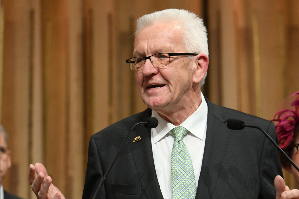 Winfried Kretschmann (74, Bündnis 90/Die Grünen) verteidigt Thomas Strobl (62, CDU).