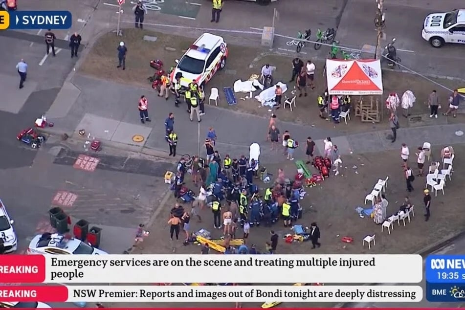 Am Bondi Beach fielen am Sonntagabend Schüsse.