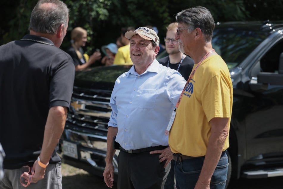 Maine Senate candidate Troy Jackson (c.) said in a new interview he was "wrong" to oppose abortion more than a decade ago.