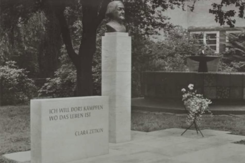 Ein altes Foto zeigt die Büste im ursprünglichen Zustand. (Archivfoto)