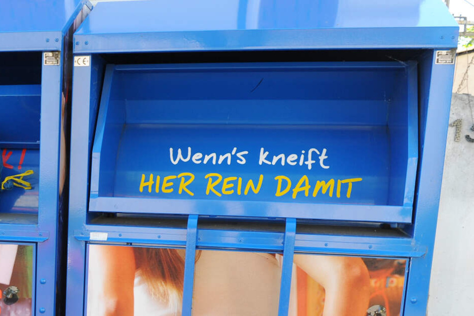 Der Mann wollte in einem Altkleidercontainer nächtigen. (Symbolbild)