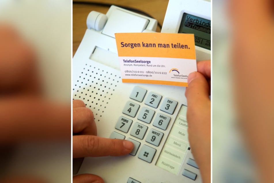 Die Telefonseelsorge ist telefonisch oder über den Chat rund um die Uhr erreichbar.