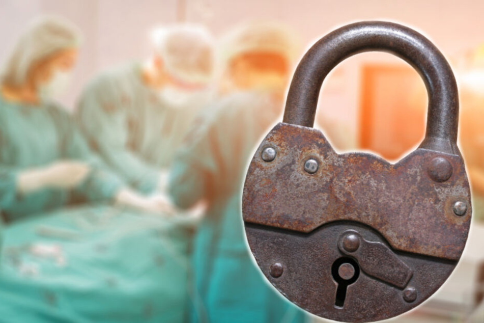 Verzweifelter Mann verschluckt Vorhängeschloss: Es bleibt im Hals stecken!