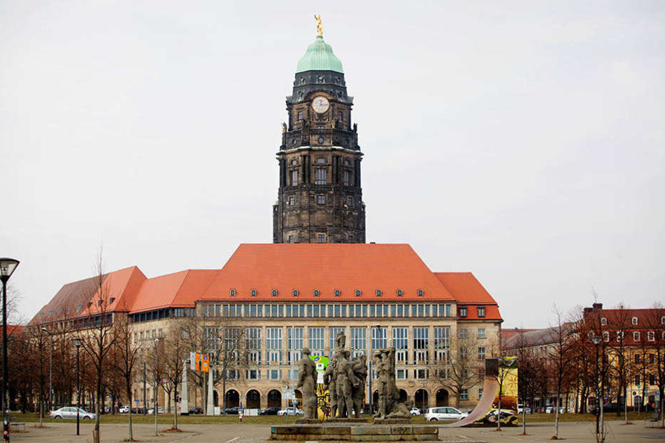 Auch im Dresdner Rathaus herrscht Personal-Notstand wegen der Grippewelle.