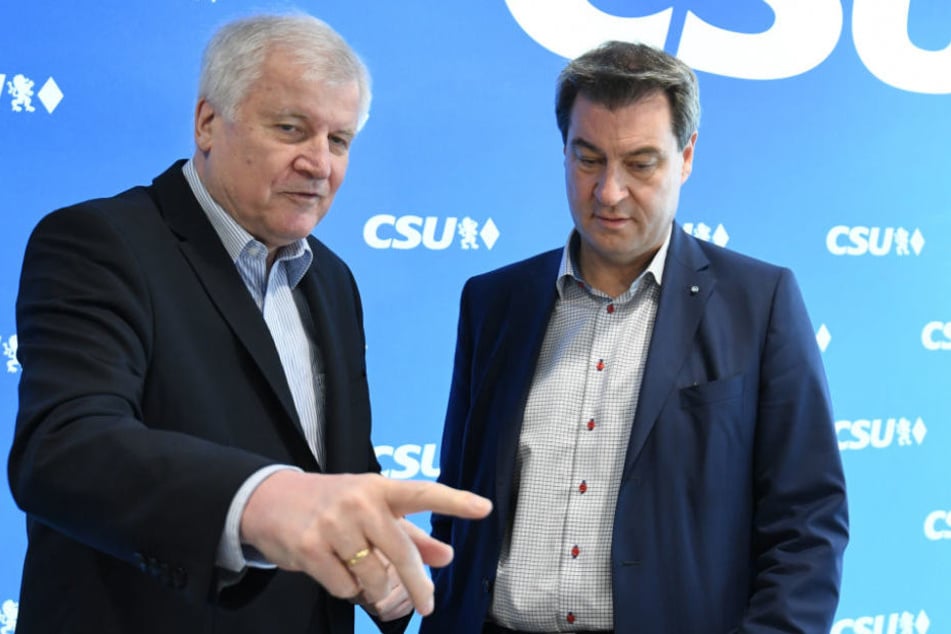 Horst Seehofer und Markus Söder (r.) sehen die AfD als Problem an.