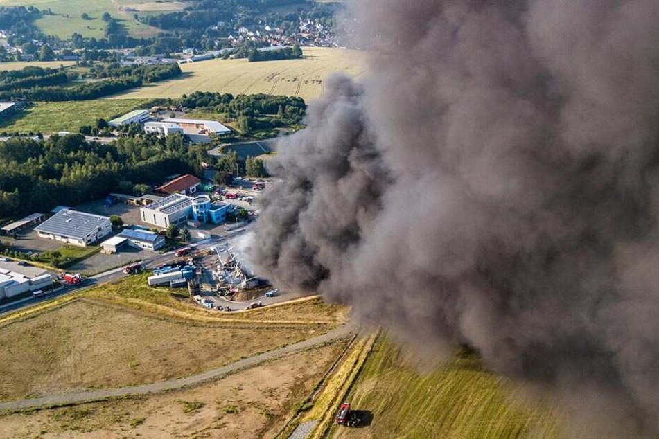 Der Brand in der Firma GTO löste eine große Suche nach Schadstoffen in der Region aus.