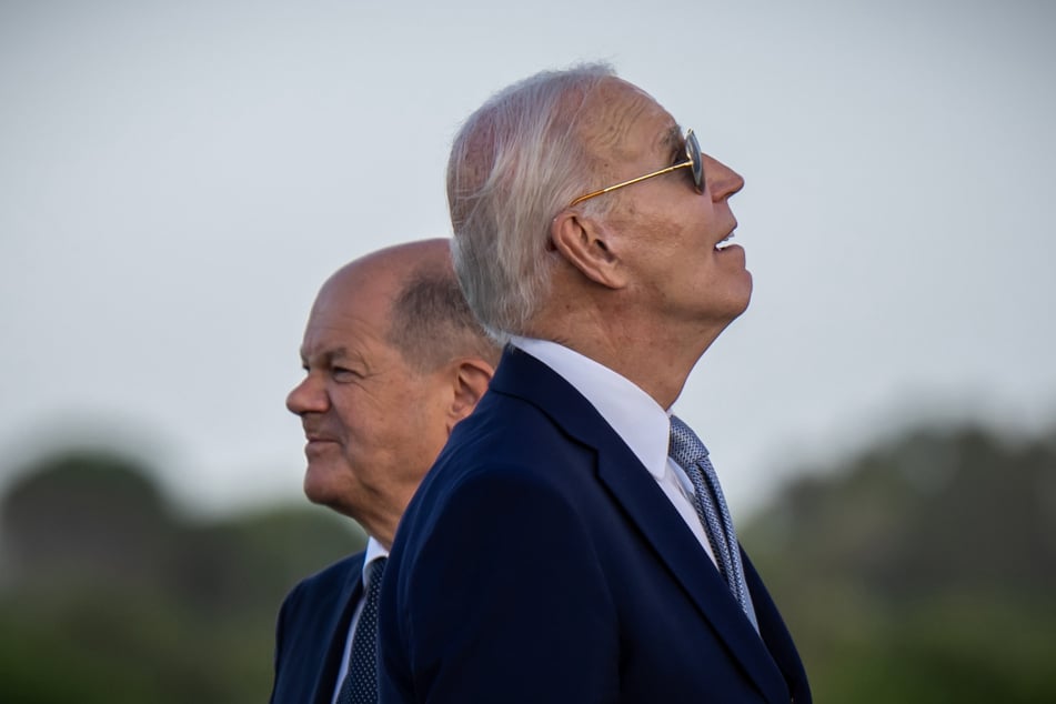 US-Präsident Joe Biden (81, r.) nahm 2022 am G7-Gipfel in Elmau teil und traf dort auf Olaf Scholz (66, SPD).