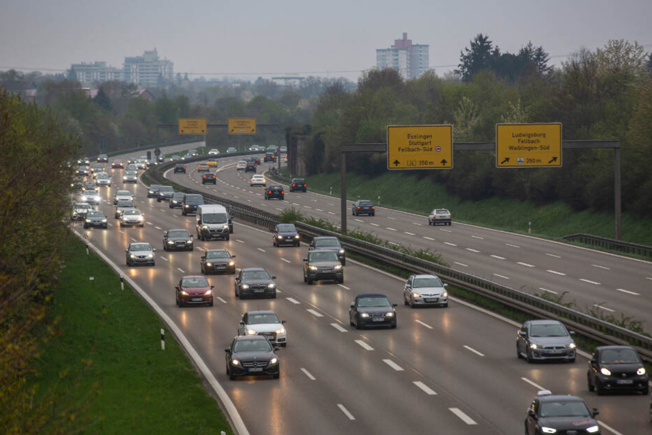 Erhöhtes Verkehrsaufkommen auf der Bundesstraße.