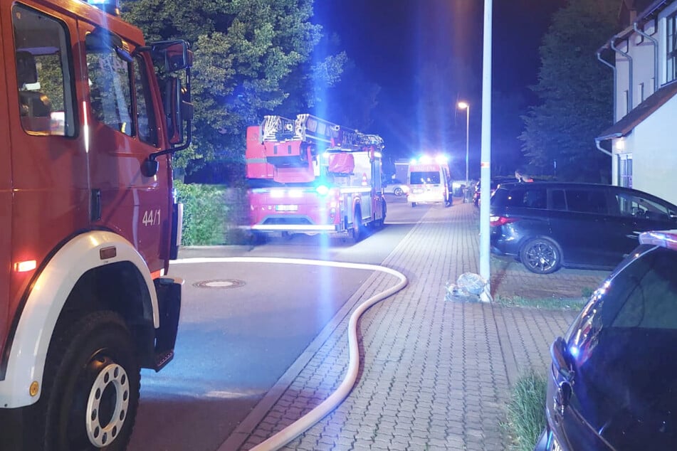 Insgesamt 25 Kameraden waren in der Nacht im Einsatz.