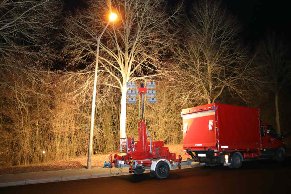 Ein Mann lag schwer verletzt in diesem Gebüsch im Stadtteil Ziegetsdorf in Regensburg.