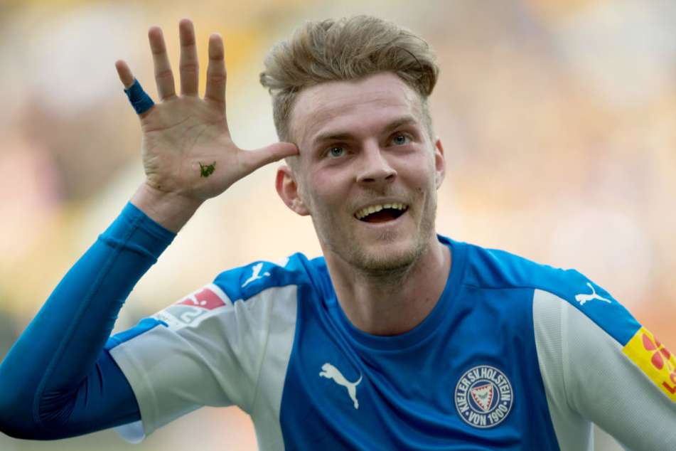 Marvin Ducksch war in der vergangenen Saison an Kiel ausgeliehen und wird wohl in der nächsten Saison für Fortuna Düsseldorf auflaufen.