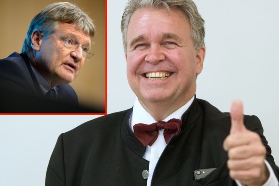 Jörg Meuthen (links) prognostiziert für Heinrich Fiechtner genau eine Stimme: seine eigene.