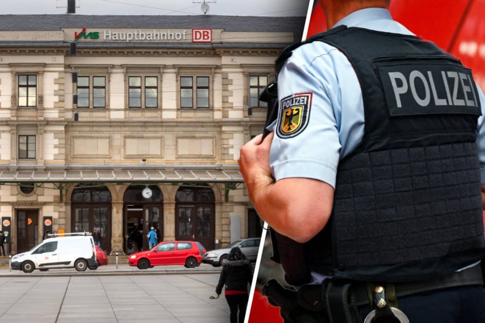 Chemnitz: Polizeieinsatz am Chemnitzer Hauptbahnhof: Betrunkener Aggro-Mann mit Kampfhund ohne Maulkorb im Zug