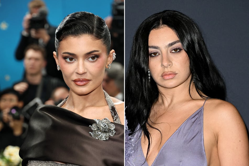 Kylie Jenner (l.) has joined the star-studded ensemble who will round out Charli XCX's new A24 film, The Moment.