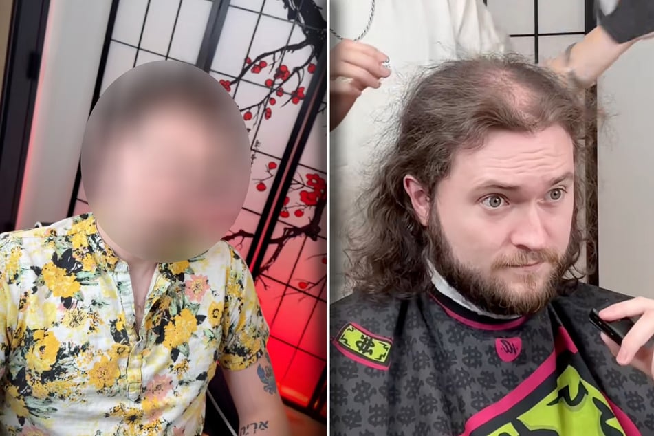 Un homme veut devenir chauve à cause de la perte de ses cheveux : Ce que son coiffeur fait à la place étonne la toile