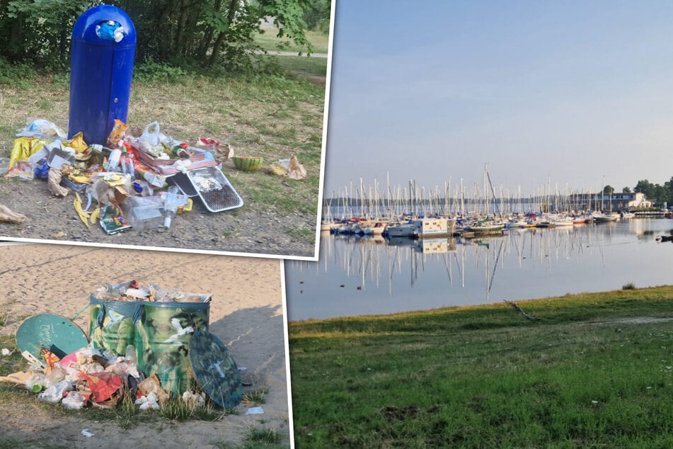 Leipzig: Nach dem Kulki jetzt auch der Cossi: An Leipzigs schönen Seen stapelt sich zunehmend der Müll!