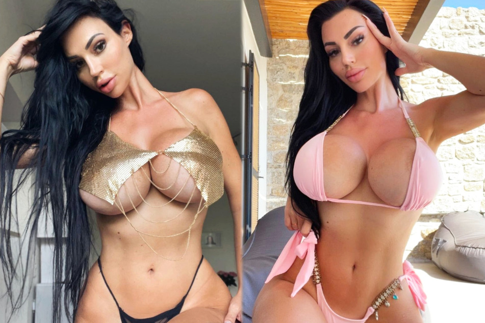 Ihr überdimensionales Dekolleté ist ein Markenzeichen des Models, Yvonne Bar (31) lebt in Frankfurt, Dubai und Miami.