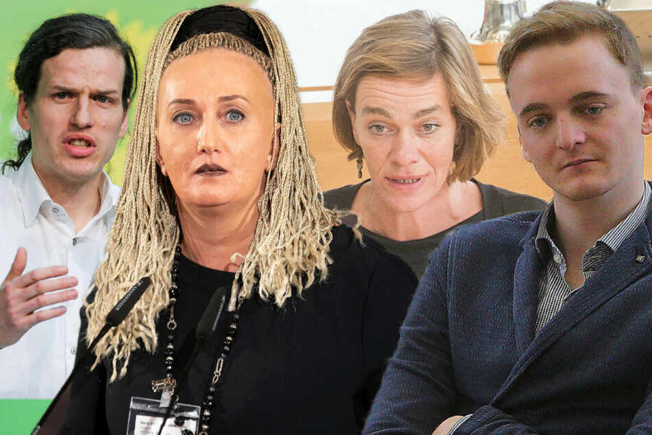 Schrieben den offenen Brief an Leipzigs Polizeipräsidenten Torsten Schultze: Jürgen Kasek (Grüne), Irena Rudolph-Kokot (SPD) und die beiden Linken-Politiker Juliane Nagel und Marco Böhme.