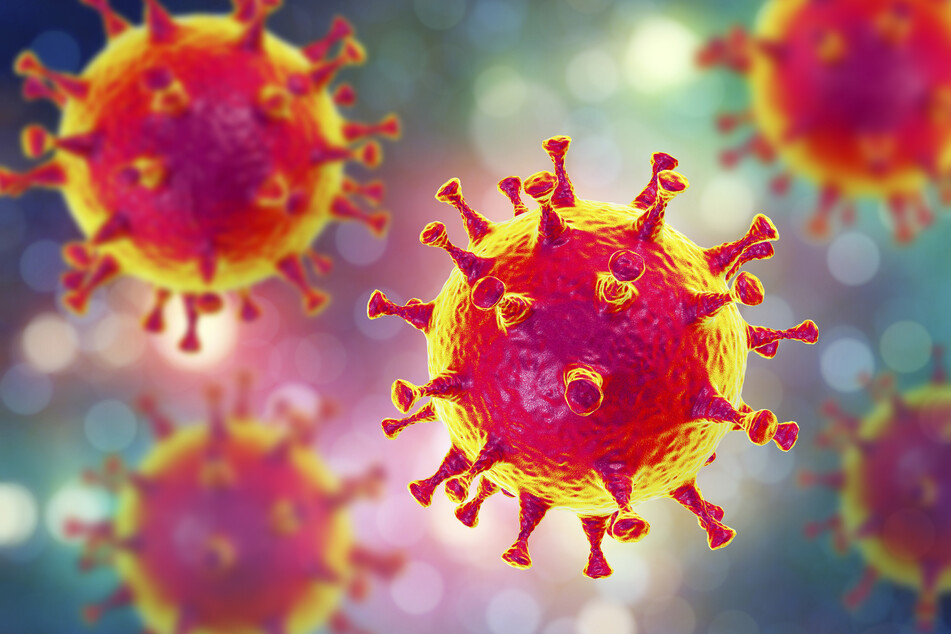 Eine Illustration des neuartigen Coronavirus - eine noch neuere Lungenkrankheit könnte wohl noch schlimmer sein.