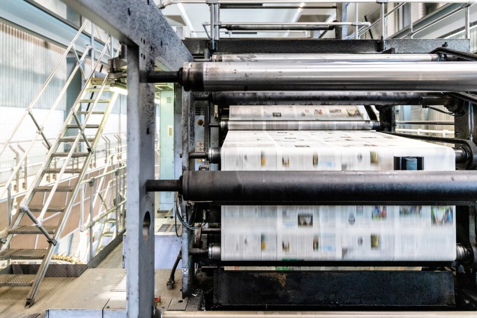 In der Druckerei der DDV Mediengruppe in Dresden werden aktuell wichtige Jobs vergeben.