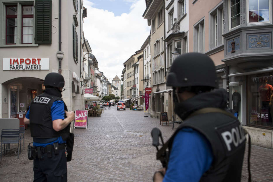 In der Innenstadt von Schaffhausen griff der Mann mehrere Menschen an.
