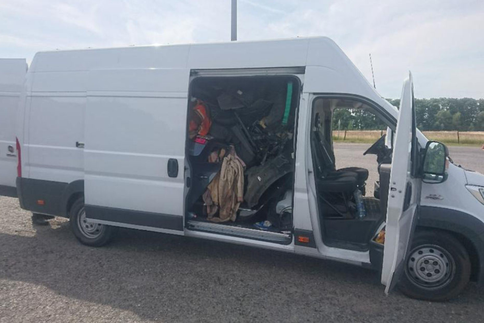 In diesem Transporter passten alle Einzelteile.