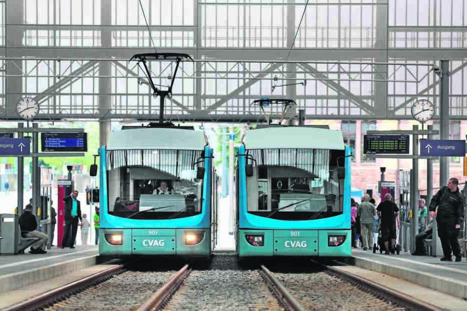 Mehr kluge und vor allem verknüpfte Verkehrslösungen wie hier in Chemnitz wünscht sich die Kommission.