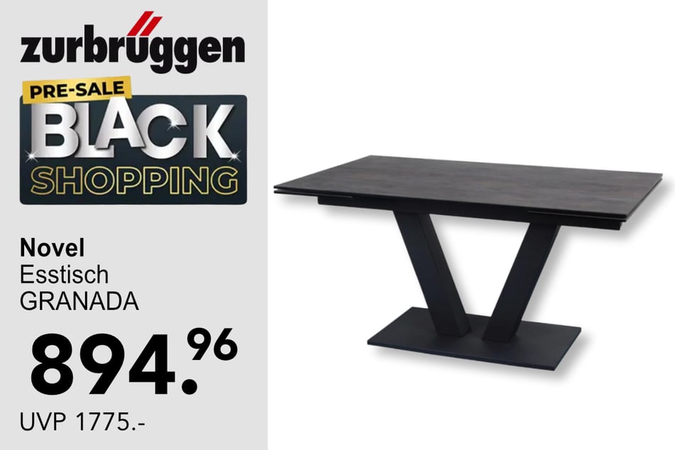 Der Novel Esstisch GRANADA für 894,96 statt 1.775 Euro.