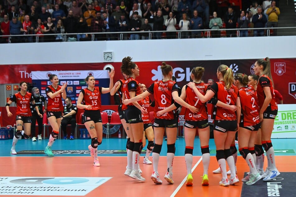 Samstag wollen die DSC-Schmetterlinge gemeinsam mit ihren Fans in der Margon Arena den ersten Sieg in den Play-offs bejubeln.