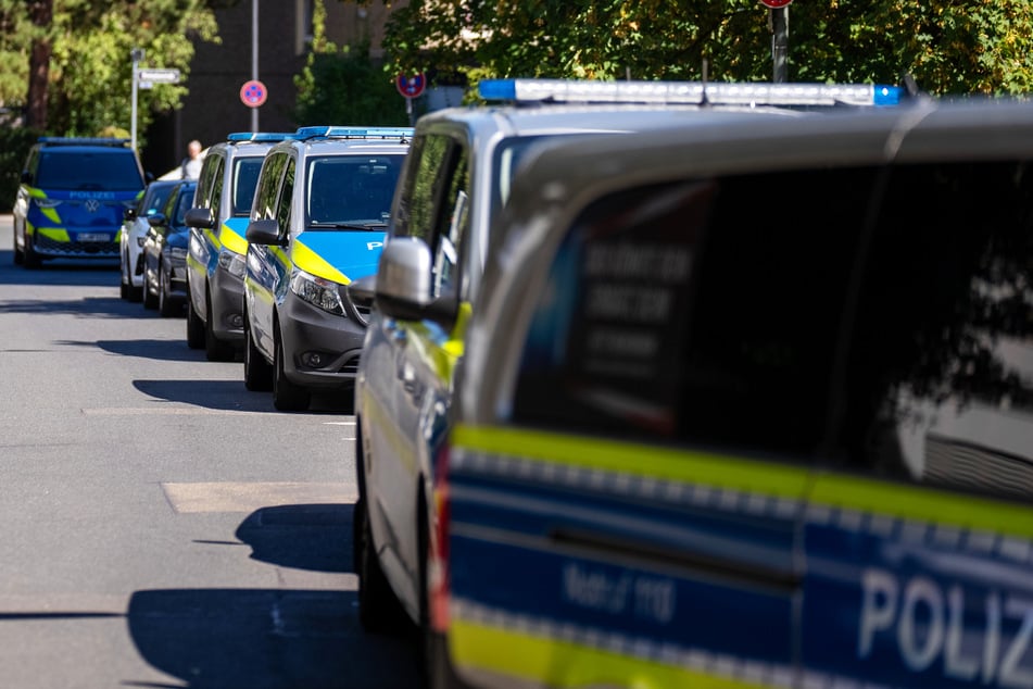 Die Polizei war mit einem Großaufgebot im Einsatz.