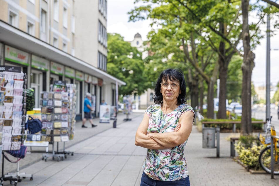 "Borsi"-Händlervereins-Chefin Annette Pfitzner (63, "Sinning Bürobedarf") ärgert sich über das Aus fürs diesjährige Fest.