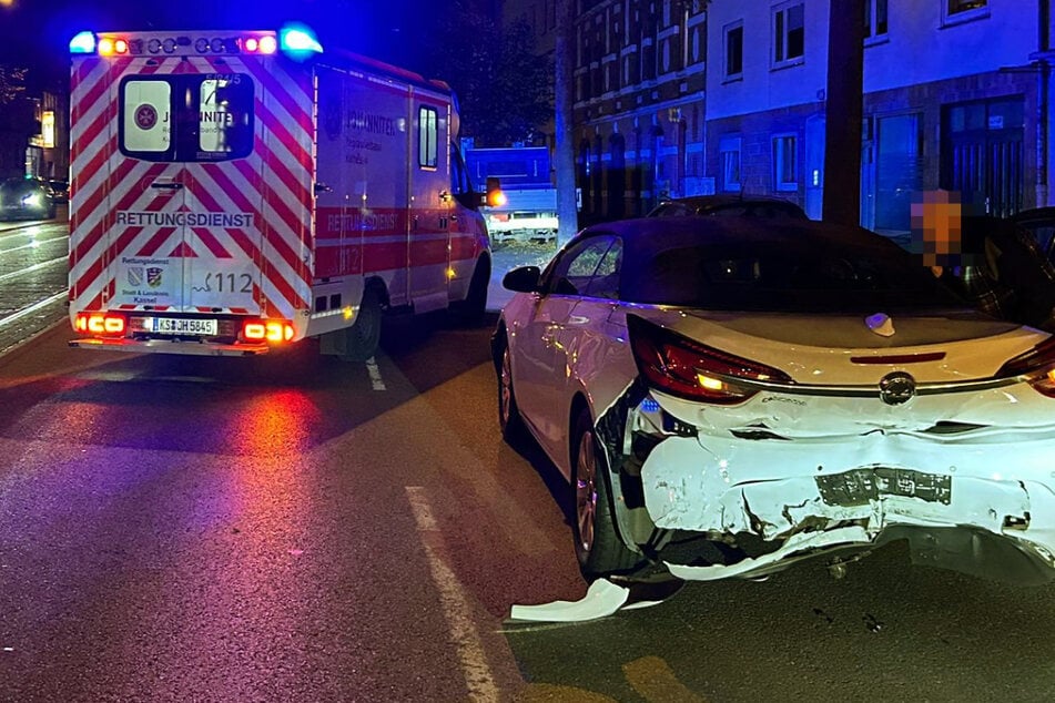 Auch dieser wurde massiv beschädigt.