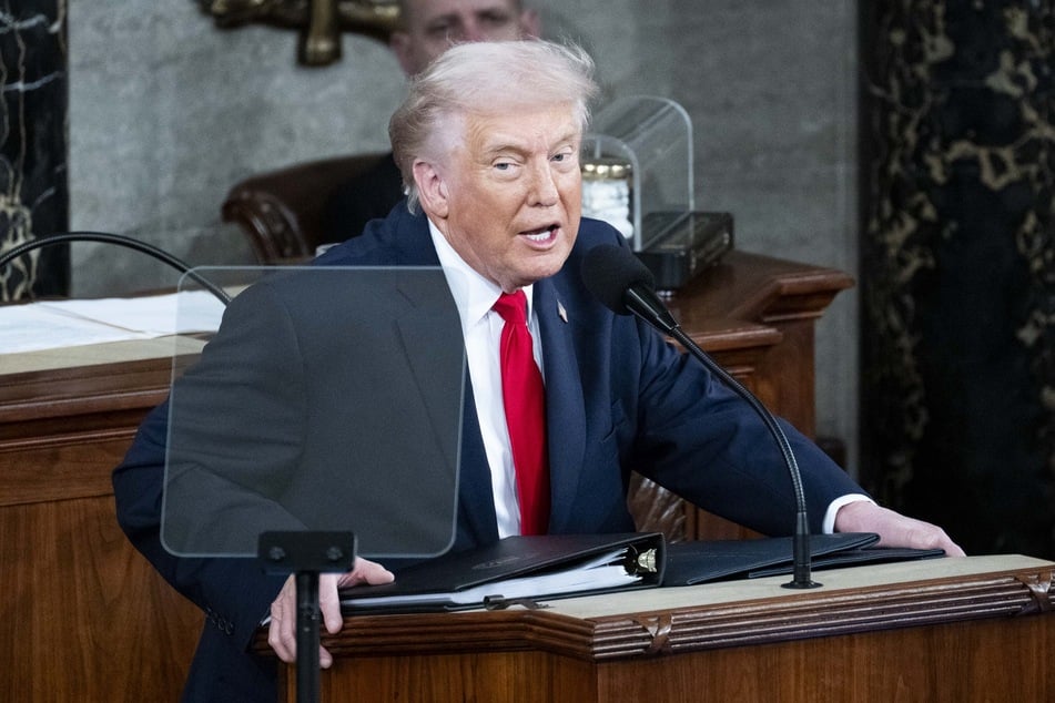 Der US-Präsident Donald Trump (79).