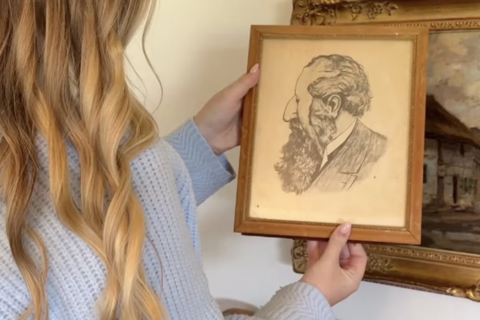 ...doch dann entdeckte sie die nackte Frau.