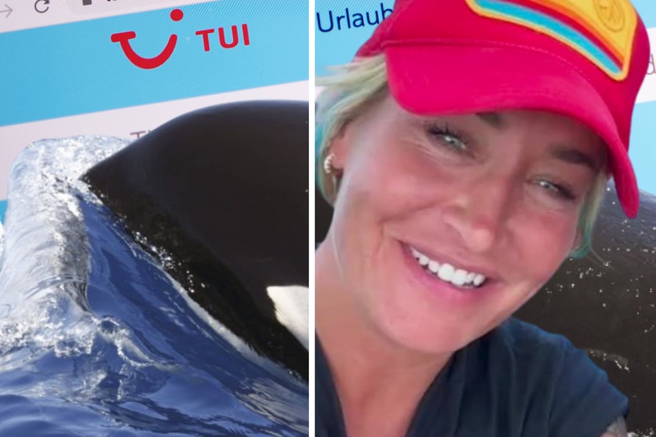 Sarah Connor erhebt ihre Stimme vor Berliner Reisebüro gegen "TUI" und für Orcas