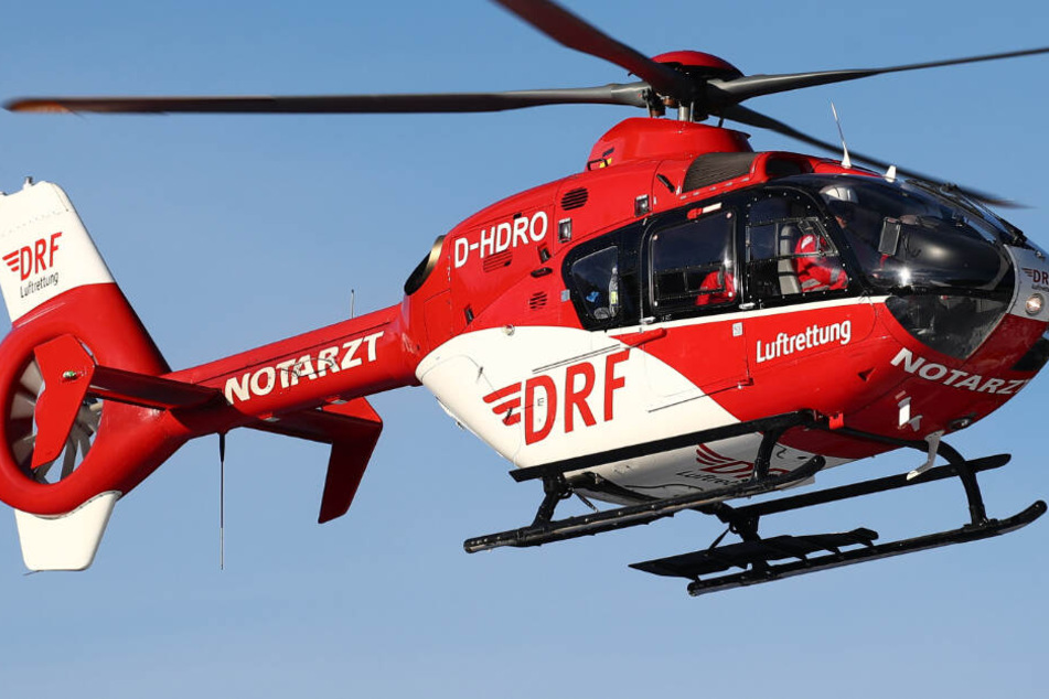 Ein Rettungshubschrauber war in Sonthofen ebenfalls im Einsatz. (Symbolbild)