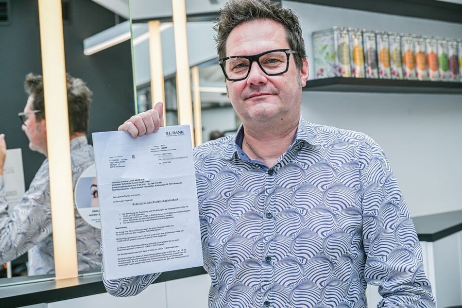 Holger Schier (56) geht entschlossen gegen den Corona-Soforthilfe-Rückzahlungsbescheid vor.