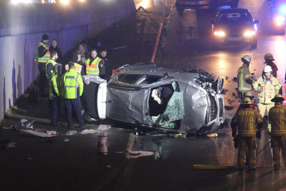 Zwei Insassen wurden bei dem Unfall schwer verletzt.