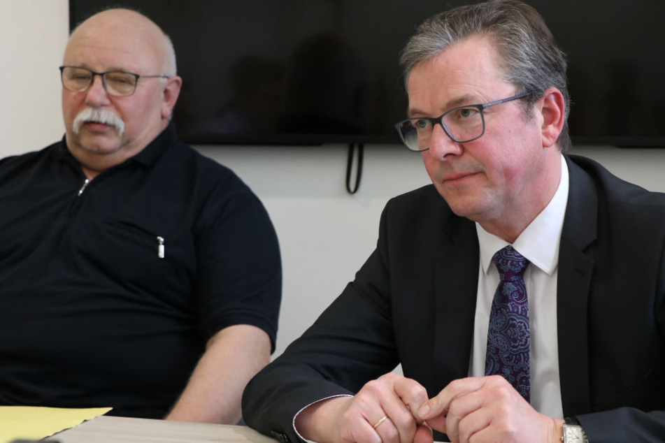 Ordnungsamt-Chef Udo Olschewski (li.) und Bürgermeister Michael Dreier (CDU, re.) arbeiten Hand in Hand.