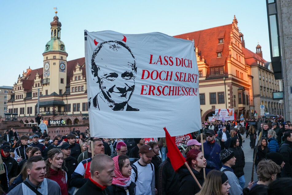 Schüler demonstrieren immer wieder deutschlandweit – wie hier in Leipzig – gegen die Wehrpflicht.