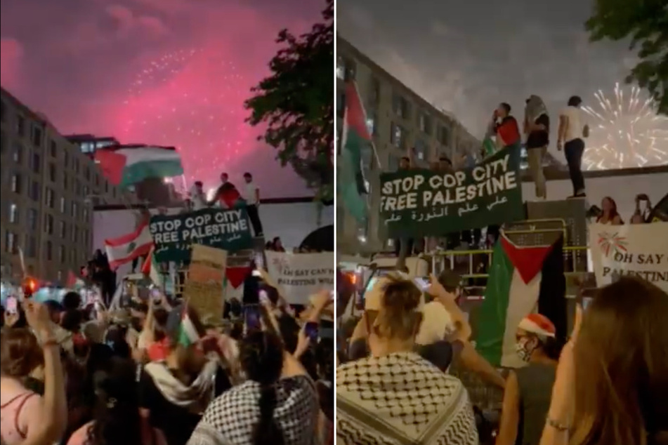 Palestine solidarity protesters flood New York for Gaza on Fourth of July