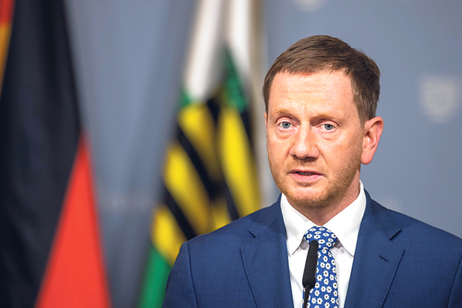 Sachsens Ministerpräsident Michael Kretschmer (46, CDU).