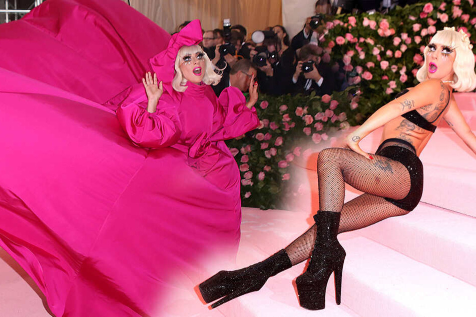 Oh là là! So sexy strippte Lady Gaga auf der New Yorker Met Gala
