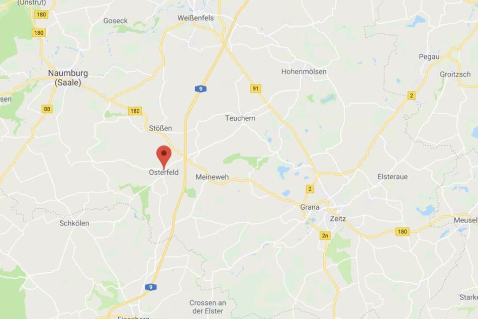 Der Unfall hatte sich auf Höhe der Ortschaft Osterfeld ereignet.