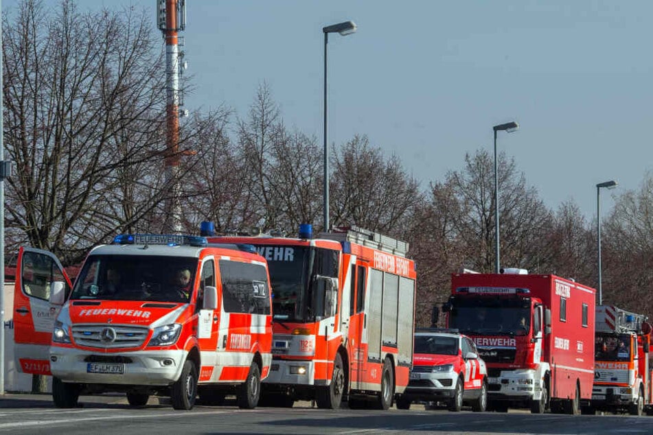 Die Feuerwehr war mit einem Großaufgebot im Einsatz.