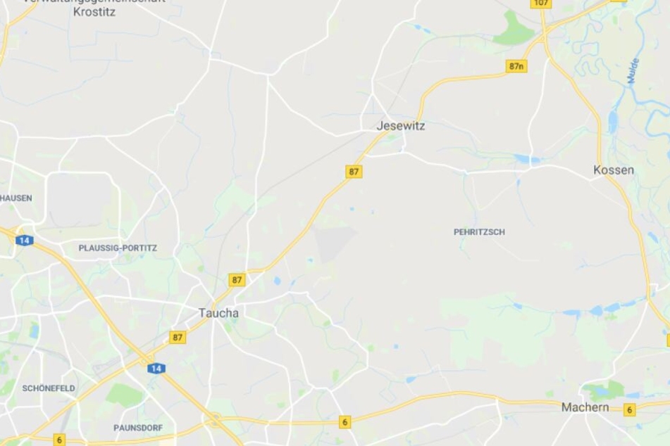 Der Unfall ereignete sich auf der B87 bei Taucha in Richtung Eilenburg.