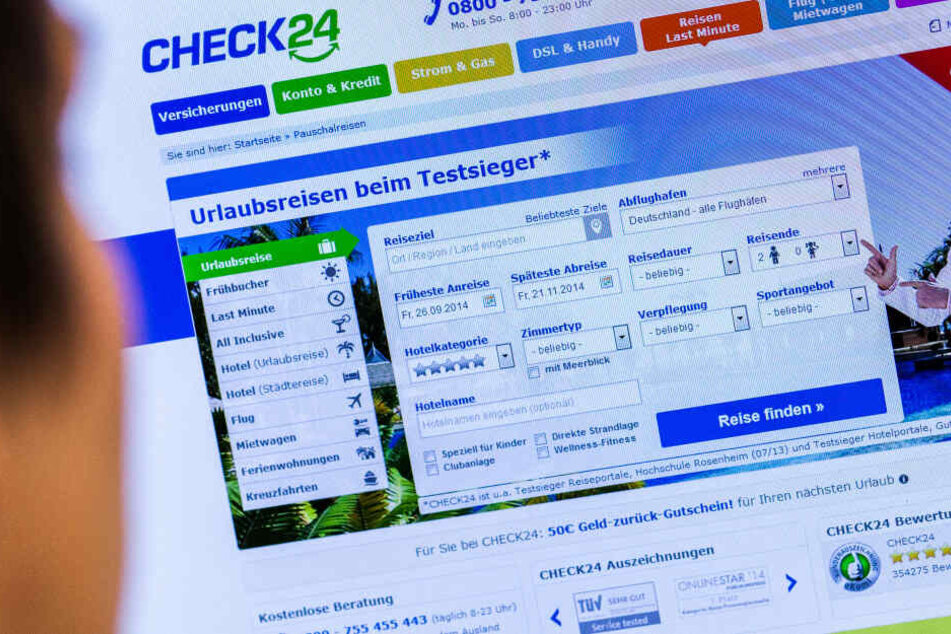 Check24 bietet künftig nicht nur Versicherungen, sondern auch Kontoservices an. (Archivbild)