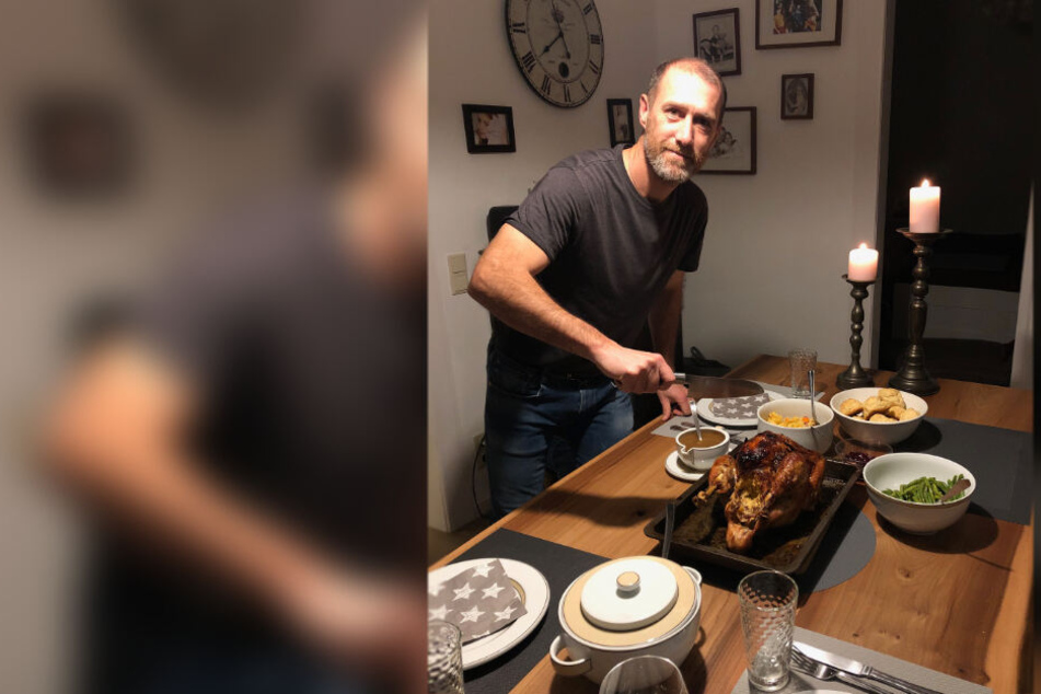 Darf es etwas mehr sein? Joe Enochs schwang an Thanksgiving den Kochlöffel und kredenzte seiner Familie den traditionellen Truthahn. Da läuft einem das Wasser im Mund zusammen.